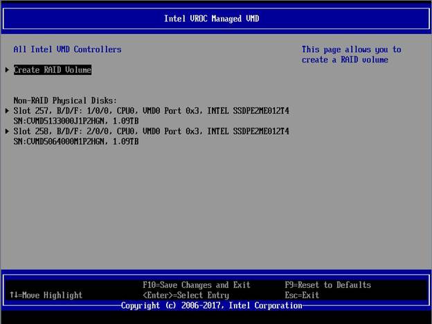 Intel vmd controller. Контроллер биос. Intel Raid 1 Volume. Intel Raid BIOS Console.